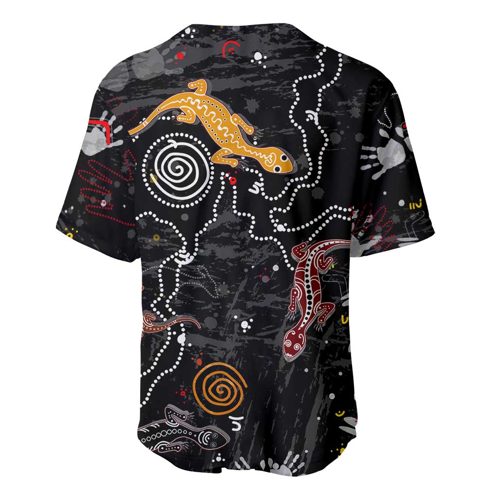Lizard Aboriginal Australia Baseball Jersey