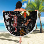 Lizard Aboriginal Australia Beach Blanket