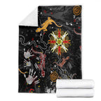 Lizard Aboriginal Australia Blanket