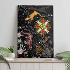 Lizard Aboriginal Australia Canvas Wall Art