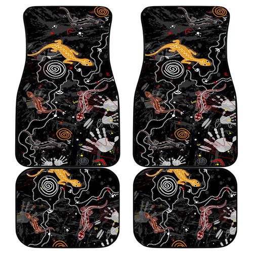 Lizard Aboriginal Australia Car Mats