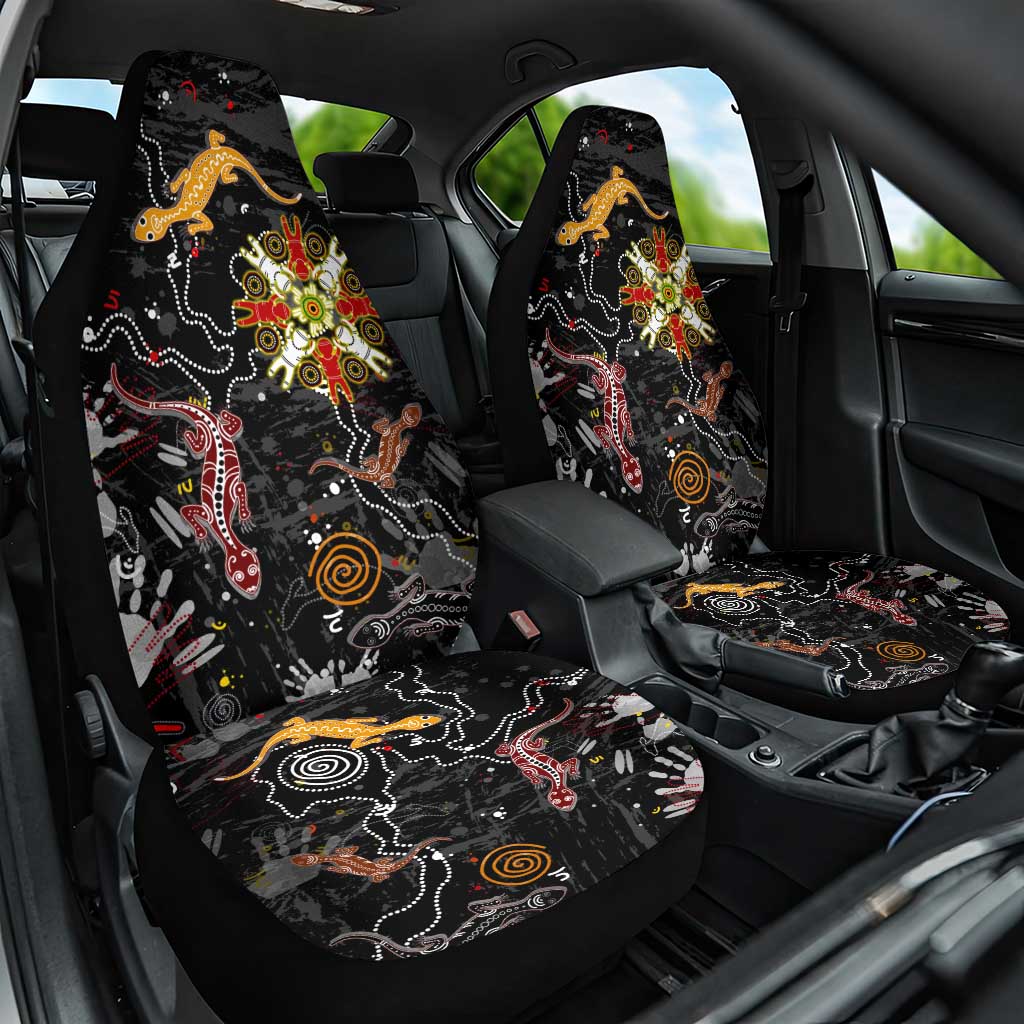 Lizard Aboriginal Australia Car Seat Cover