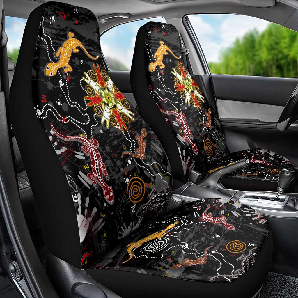 Lizard Aboriginal Australia Car Seat Cover