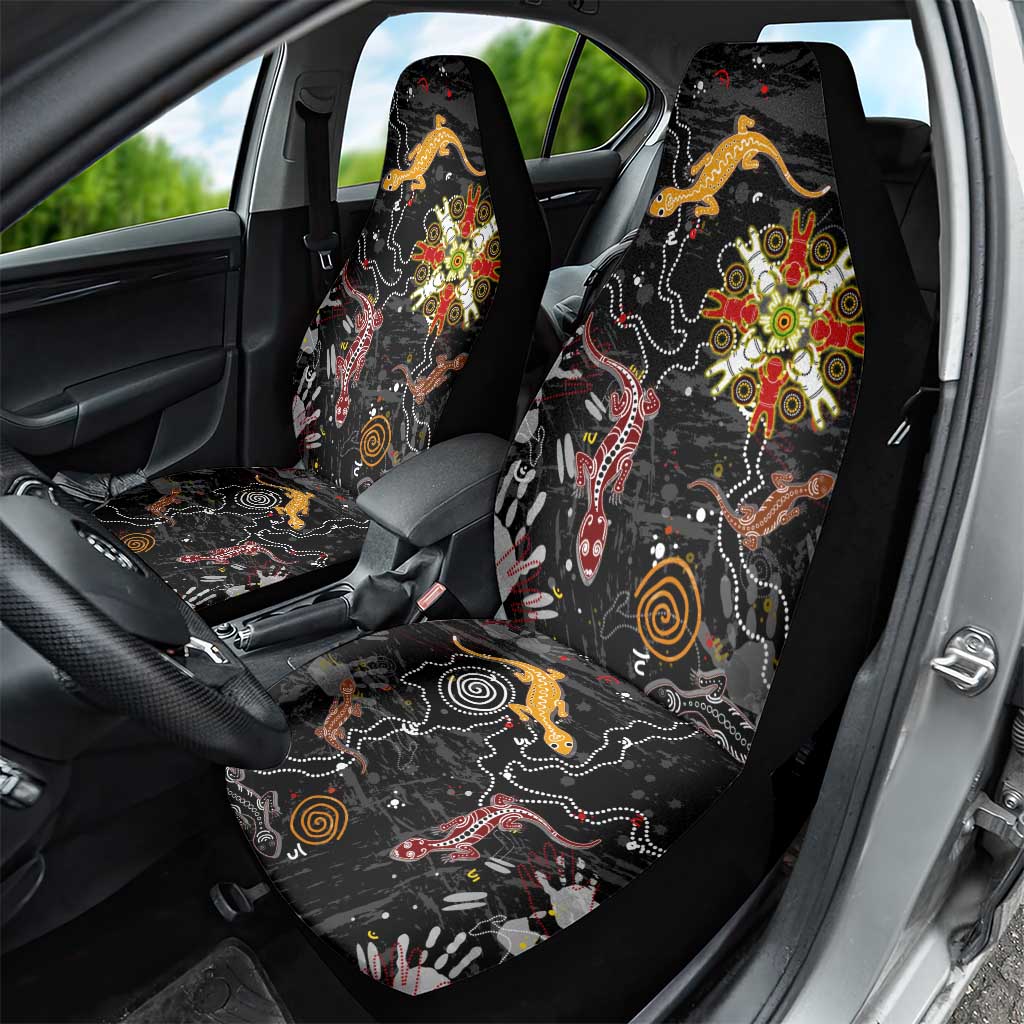 Lizard Aboriginal Australia Car Seat Cover