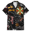 Lizard Aboriginal Australia Family Matching Mermaid Dress and Hawaiian Shirt