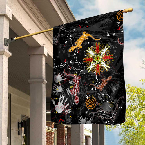 Lizard Aboriginal Australia Garden Flag
