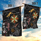 Lizard Aboriginal Australia Garden Flag
