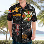 Lizard Aboriginal Australia Hawaiian Shirt