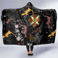 Lizard Aboriginal Australia Hooded Blanket