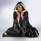 Lizard Aboriginal Australia Hooded Blanket
