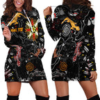 Lizard Aboriginal Australia Hoodie Dress