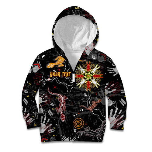 Lizard Aboriginal Australia Kid Hoodie