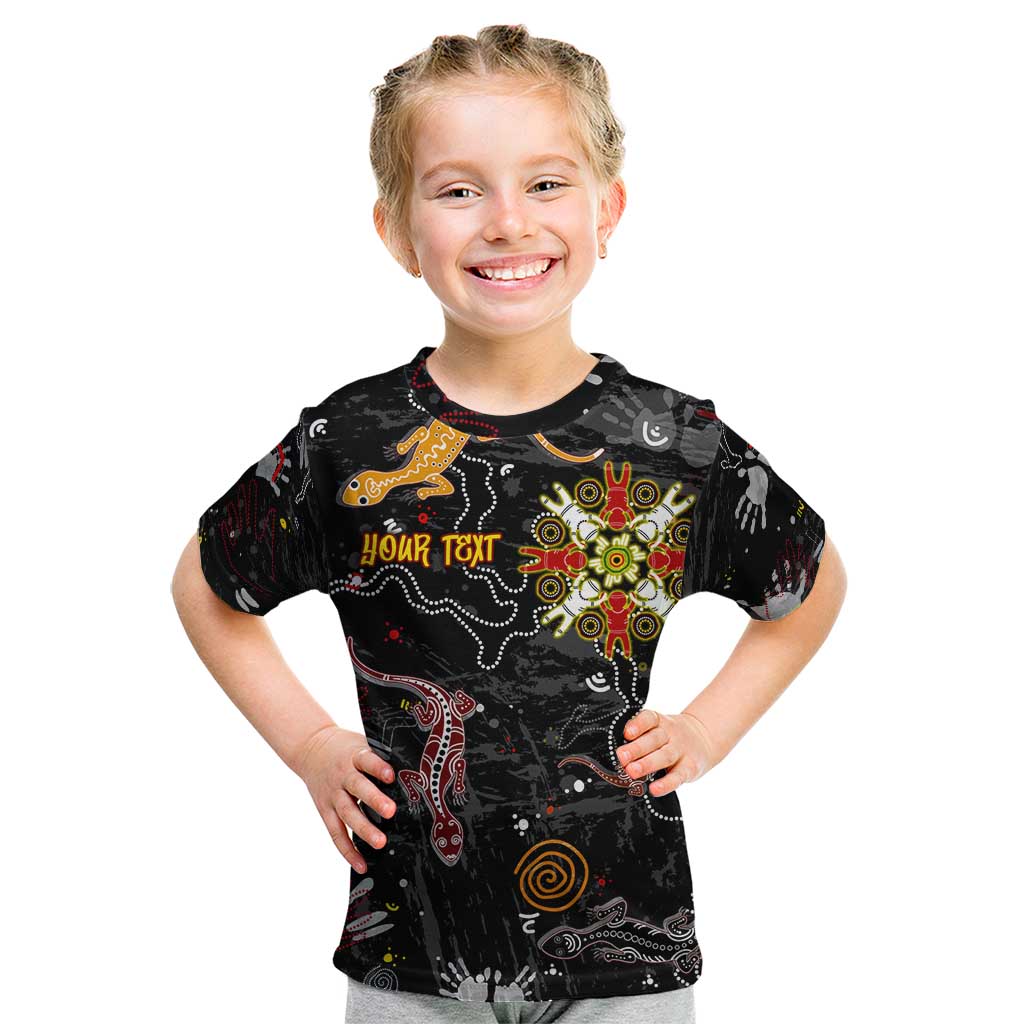 Lizard Aboriginal Australia Kid T Shirt