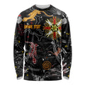 Lizard Aboriginal Australia Long Sleeve Shirt