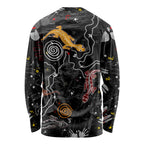 Lizard Aboriginal Australia Long Sleeve Shirt