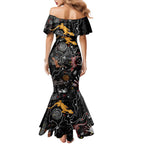 Lizard Aboriginal Australia Mermaid Dress