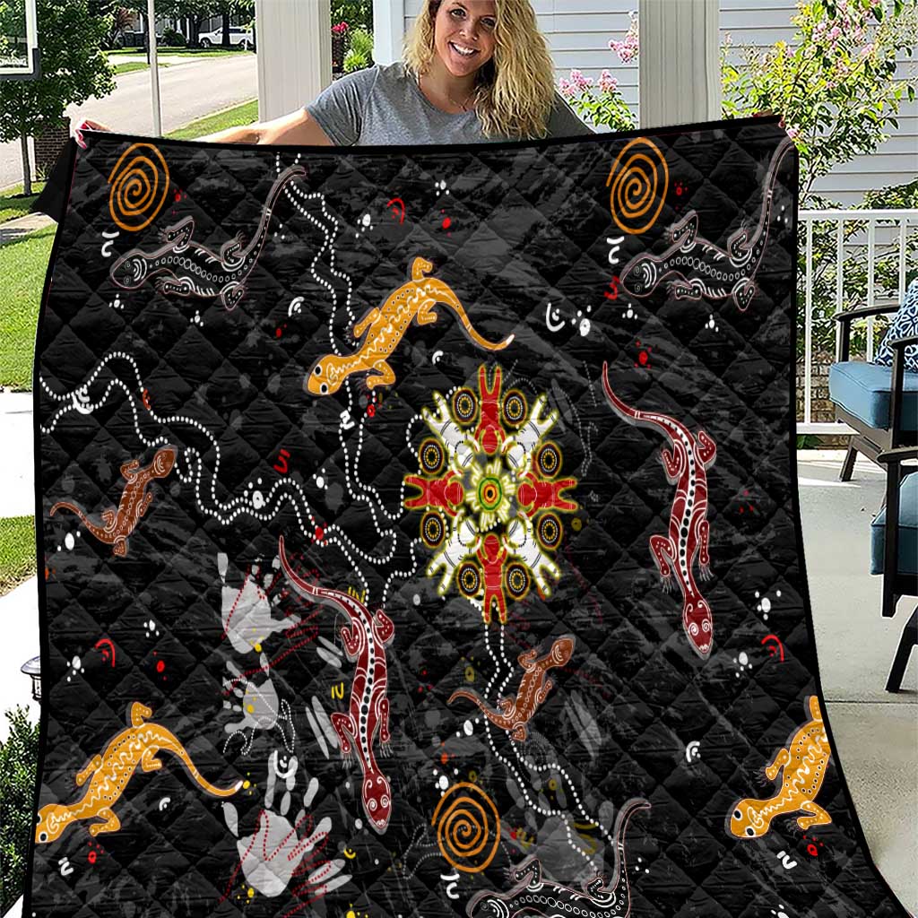 Lizard Aboriginal Australia Quilt