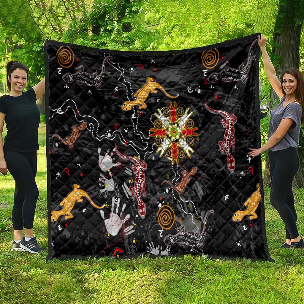 Lizard Aboriginal Australia Quilt
