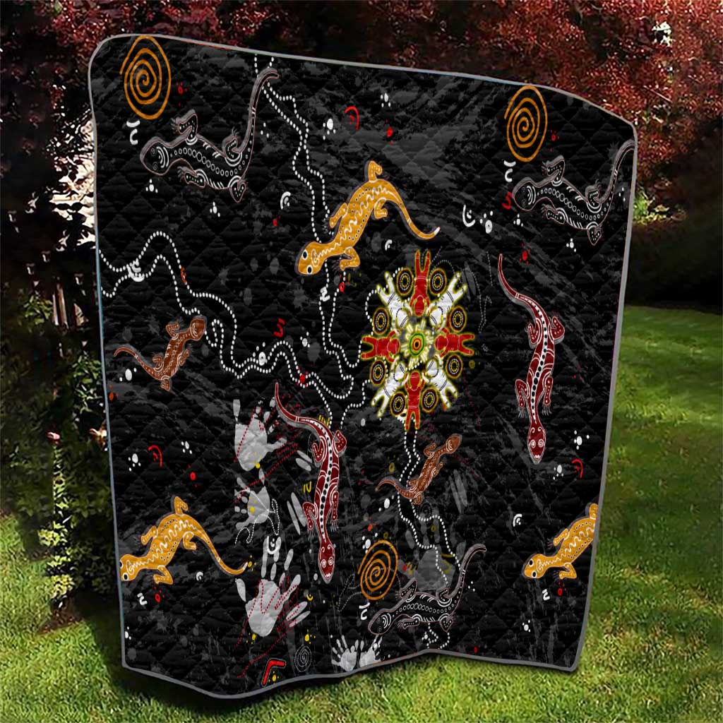 Lizard Aboriginal Australia Quilt