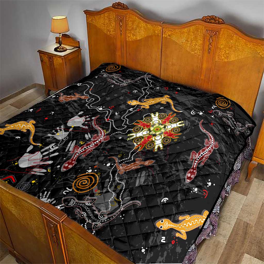 Lizard Aboriginal Australia Quilt