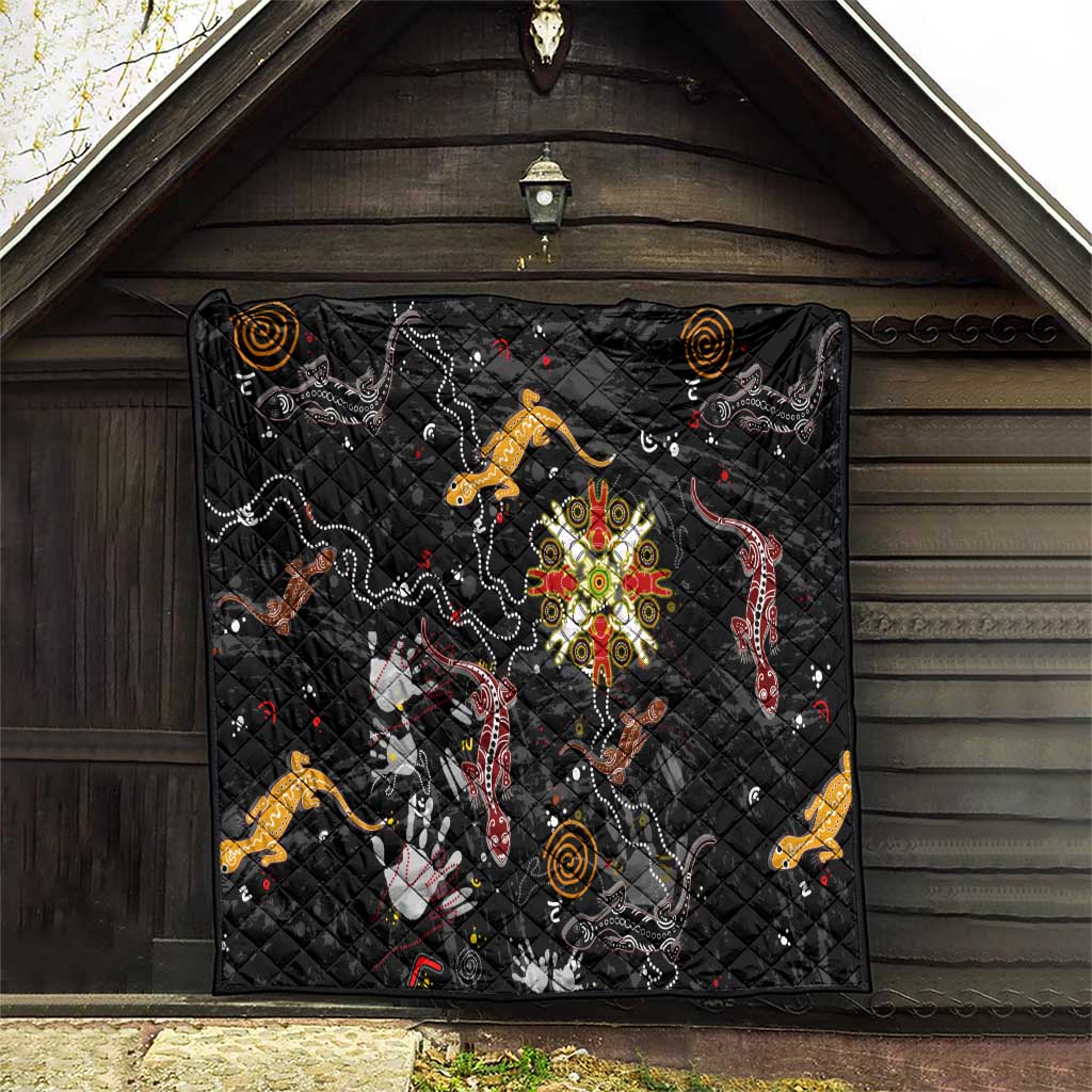 Lizard Aboriginal Australia Quilt
