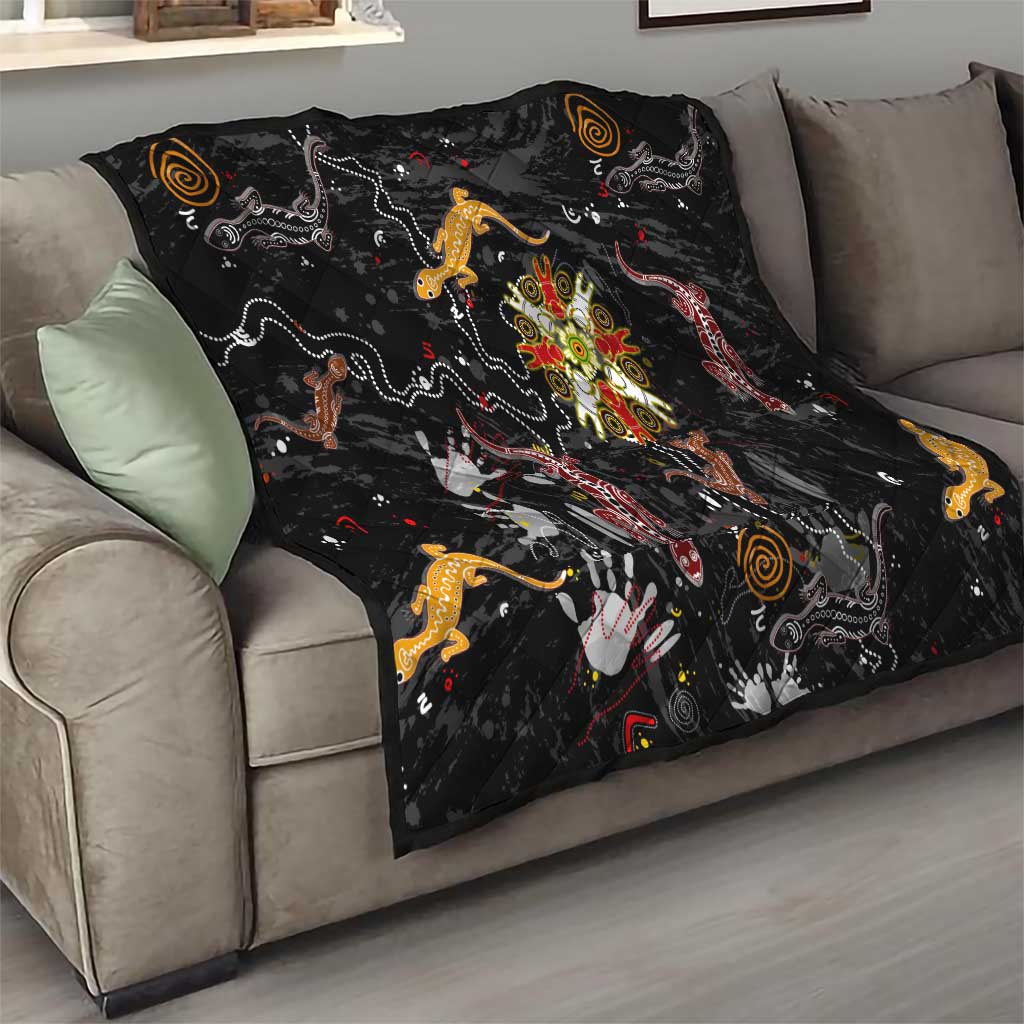 Lizard Aboriginal Australia Quilt