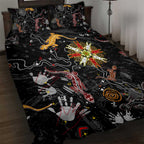 Lizard Aboriginal Australia Quilt Bed Set