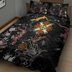 Lizard Aboriginal Australia Quilt Bed Set