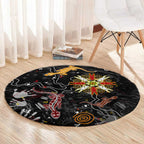 Lizard Aboriginal Australia Round Carpet