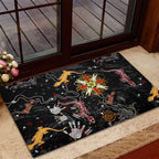 Lizard Aboriginal Australia Rubber Doormat