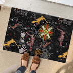 Lizard Aboriginal Australia Rubber Doormat