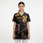 Lizard Aboriginal Australia Scrub Top - Aussie Hoodie