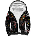 Lizard Aboriginal Australia Sherpa Hoodie