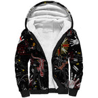 Lizard Aboriginal Australia Sherpa Hoodie