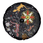 Lizard Aboriginal Australia Spare Tire Cover
