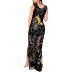 Lizard Aboriginal Australia Tank Maxi Dress