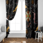 Lizard Aboriginal Australia Window Curtain