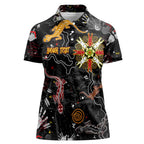 Lizard Aboriginal Australia Women Polo Shirt