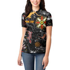 Lizard Aboriginal Australia Women Polo Shirt