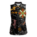 Lizard Aboriginal Australia Women Sleeveless Polo Shirt