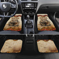 I Love Wombat Car Mats Australian Aboriginal Art