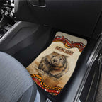 I Love Wombat Car Mats Australian Aboriginal Art