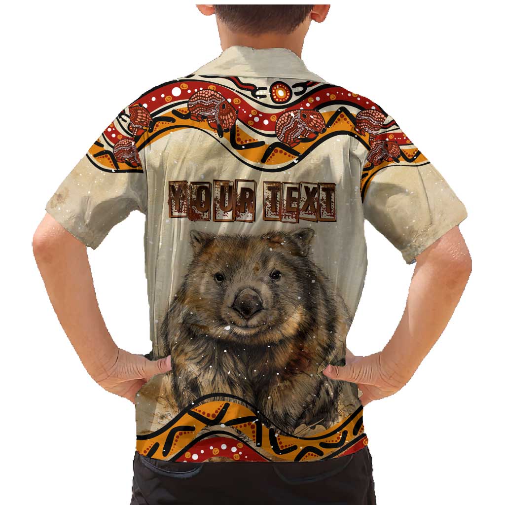I Love Wombat Family Matching Mermaid Dress and Hawaiian Shirt Australian Aboriginal Art