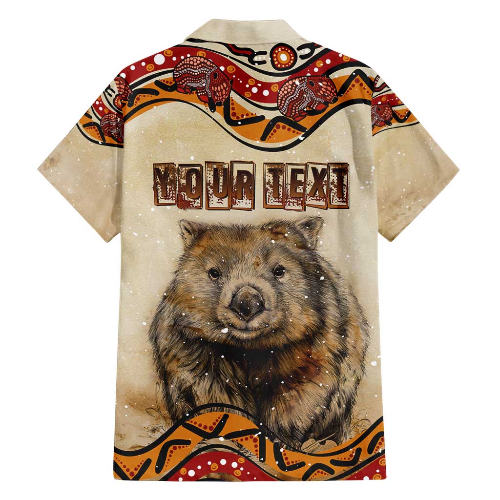 I Love Wombat Family Matching Off Shoulder Maxi Dress and Hawaiian Shirt Australian Aboriginal Art