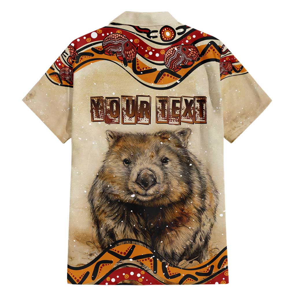 I Love Wombat Hawaiian Shirt Australian Aboriginal Art