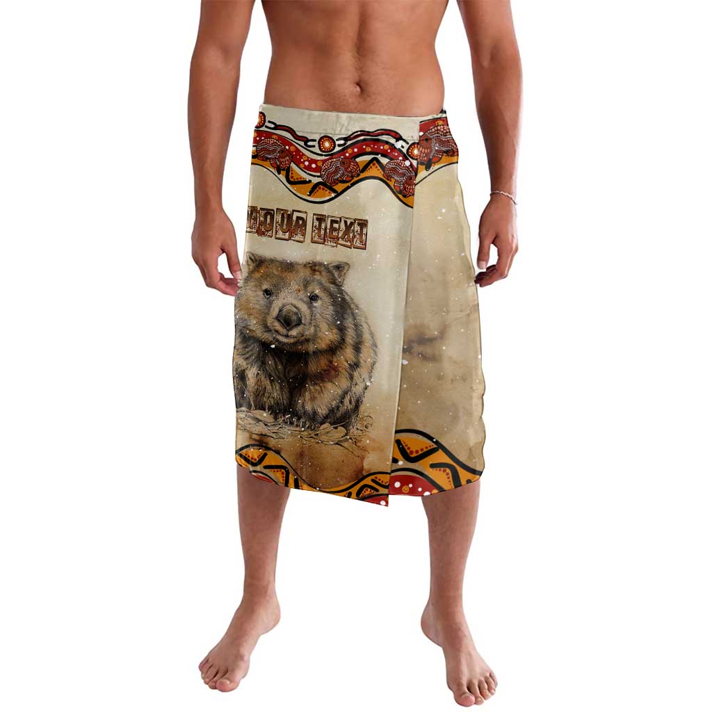 I Love Wombat Lavalava Australian Aboriginal Art