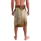 I Love Wombat Lavalava Australian Aboriginal Art