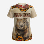 I Love Wombat Scrub Top Australian Aboriginal Art - Aussie Hoodie