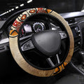 I Love Wombat Steering Wheel Cover Australian Aboriginal Art
