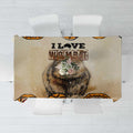 I Love Wombat Tablecloth Australian Aboriginal Art